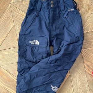 The North Face boys navy ski pants. Size XXS.